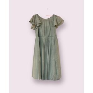 J. Crew Green Midi Dress